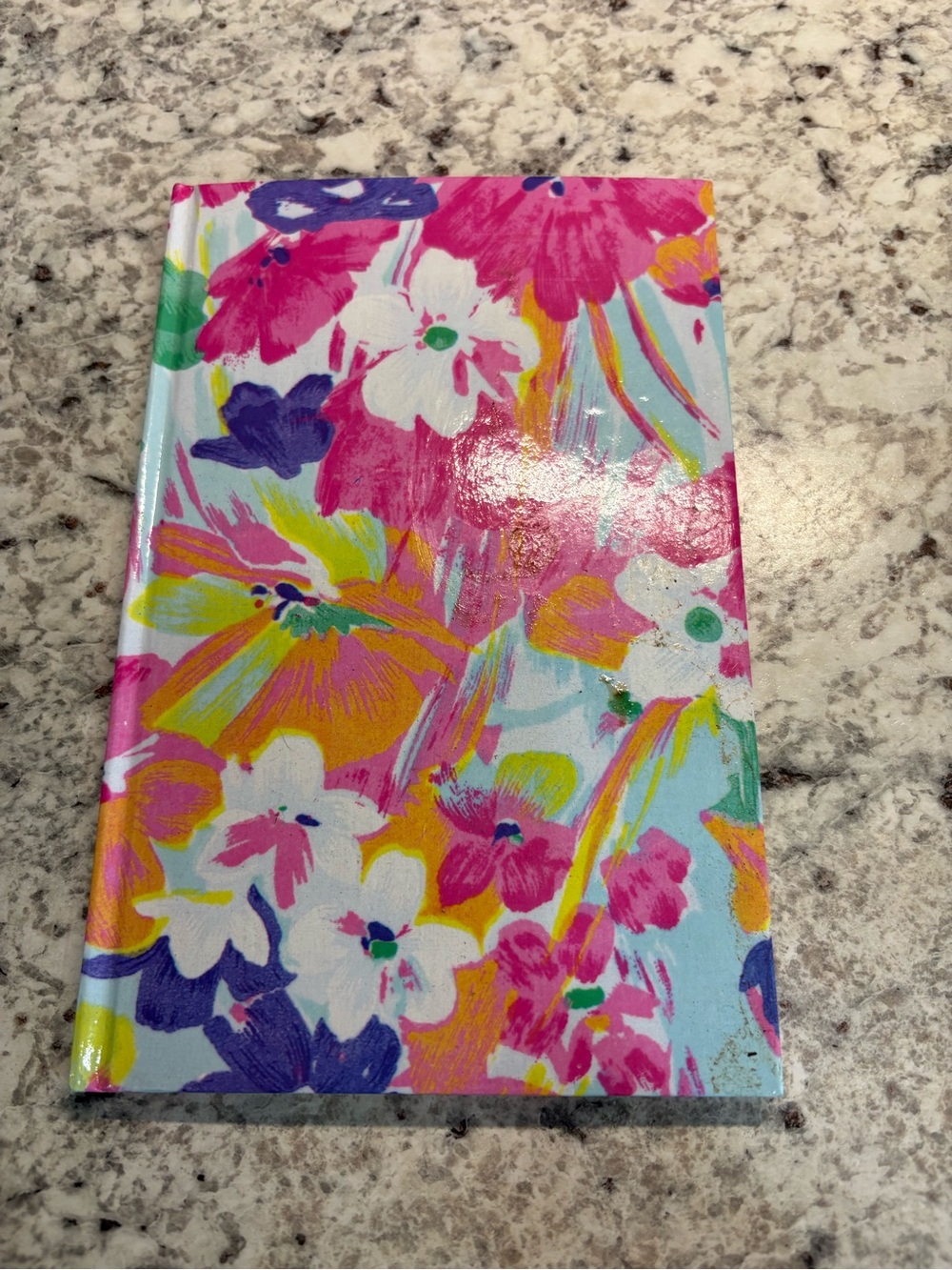 & Other Stories Floral Hardcover Notebook in Light Blue, Pink, Yellow